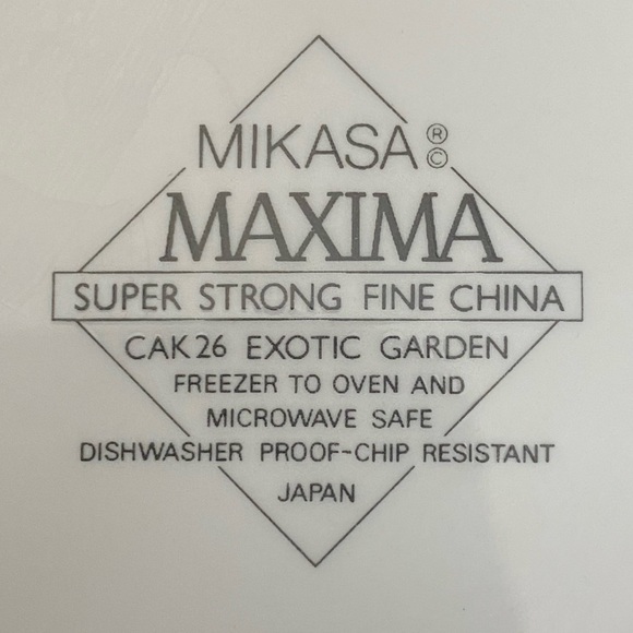 EUC, Mikasa Maxima Fine China Exotic Garden Covered Sugar Bowl - Picture 10 of 14